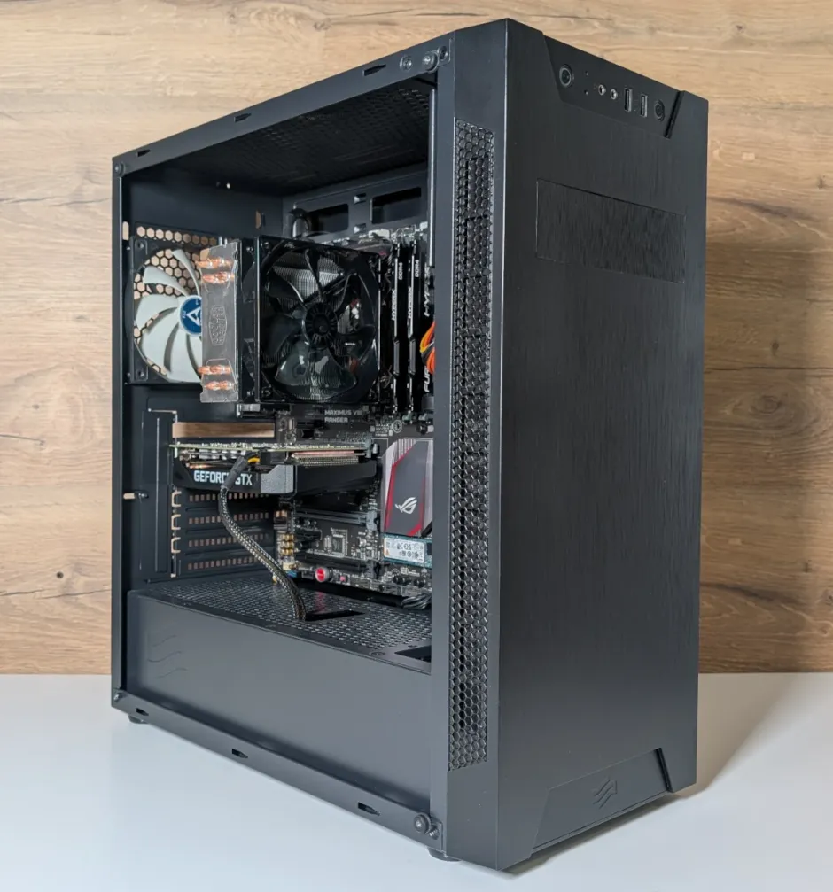 Käytetty pelitietokone myytävänä - Core i7 7700K - NVIDIA GTX 1660